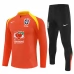 Ensemble Sweat d'entraînement Brésil Enfant 2025/26 - 1-4 Zip Orange Ensemble Sweat d'entraînement Brésil Enfant 2025/26 - 1-4 Zip Orange