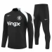 Ensemble Sweat d'entraînement Chelsea FC Enfant 2025/26 - 1-4 Zip Noir