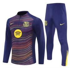 Ensemble Sweat d'entraînement FC Barcelone 2025/26 - 1-4 Zip Bleu