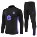 Ensemble Sweat d'entraînement FC Barcelone Enfant 2025/26 - 1-4 Zip Noir