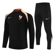 Ensemble Sweat d'entraînement France Enfant 2025/26 - 1-4 Zip Noir