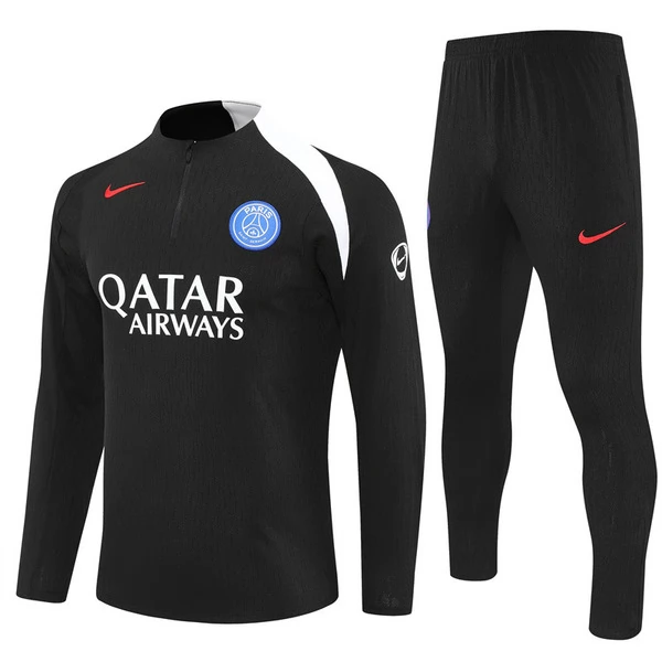 Ensemble Sweat d'entraînement Paris Saint Germain Enfant 2025/26 - 1-4 Zip Noir Ensemble Sweat d'entraînement Paris Saint Germain Enfant 2025/26 - 1-4 Zip Noir