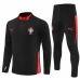 Ensemble Sweat d'entraînement Portugal Enfant 2025/26 - 1-4 Zip Noir