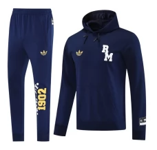 Ensemble Sweat d'entraînement Real Madrid 2025/26 - Hoodie Bleu