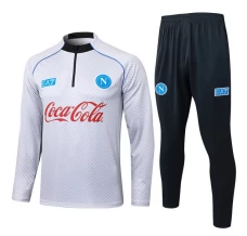Ensemble Sweat d'entraînement SSC Napoli Enfant 2025/26 - 1-4 Zip Gris