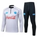 Ensemble Sweat d'entraînement SSC Napoli Enfant 2025/26 - 1-4 Zip Gris