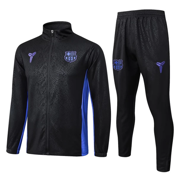 Ensemble Veste d'entraînement FC Barcelone Enfant 2025/26 - Noir Ensemble Veste d'entraînement FC Barcelone Enfant 2025/26 - Noir