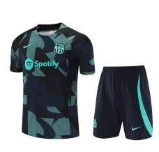 FC Barcelone Ensemble Maillot d'entraînement 2023/24 - Bleu Camouflage