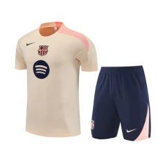 FC Barcelone Ensemble Maillot d'entraînement 2025/26 - Shorts Beige