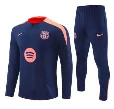 FC Barcelone Survêtement 2024/25 - 1-4 Zip Dark Bleu
