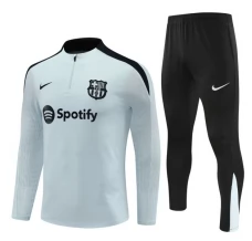FC Barcelone Survêtement 2024/25 - 1-4 Zip Gris