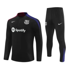 FC Barcelone Survêtement 2024/25 - 1-4 Zip Noir