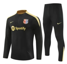 FC Barcelone Survêtement 2024/25 - 1-4 Zip Noir Gold FC Barcelone Survêtement 2024/25 - 1-4 Zip Noir Gold