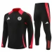 FC Bayern Munich Survêtement 2024/25 - 1-4 Zip Noir Rouge FC Bayern Munich Survêtement 2024/25 - 1-4 Zip Noir Rouge