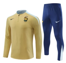 France Survêtement 2024/25 - 1-4 Zip Gold