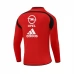 Haut d'entraînement AC Milan 2004-05 - 1-4 Zip Retro Rouge