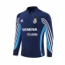 Haut d'entraînement Real Madrid 2003-04 - 1-4 Zip Retro Bleu