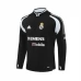 Haut d'entraînement Real Madrid 2004-05 - 1-4 Zip Retro Noir