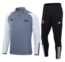 Inter Miami CF Ensemble Sweat d'entraînement 2023/24 - 1-4 Zip Gris