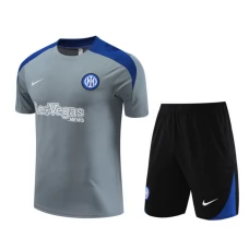 Inter Milan Ensemble Maillot d'entraînement 2024/25 - Gris