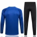 Inter Milan Ensemble Sweat d'entraînement 2023/24 - 1-4 Zip Bleu
