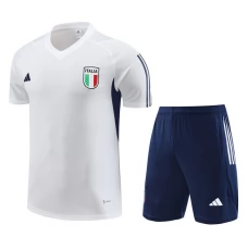 Italie Ensemble Maillot d'entraînement 2023/24 - Blanc
