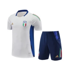 Italie Ensemble Maillot d'entraînement 2024/25 - Blanc