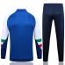 Italie Ensemble Sweat d'entraînement 2023/24 - 1-4 Zip Bleu
