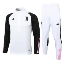 Juventus Ensemble Sweat d'entraînement 2023/24 - 1-4 Zip Blanc