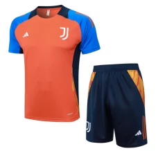 Juventus FC Ensemble Maillot d'entraînement 2024/25 - Shorts Orange Bleu