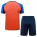 Juventus FC Ensemble Maillot d'entraînement 2024/25 - Shorts Orange Bleu