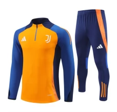 Juventus FC Survêtement 2024/25 - 1-4 Zip Bleu Orange