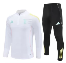 Juventus FC Survêtement 2025/26 - 1-4 Zip Blanc