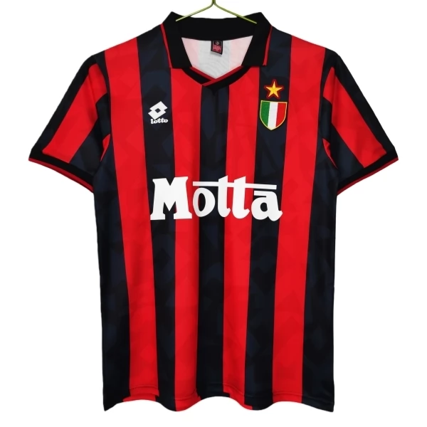 Maillot AC Milan Tenue Domicile Retro 1993-94 Maillot AC Milan Tenue Domicile Retro 1993-94