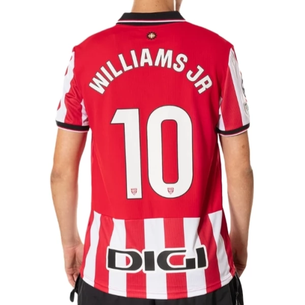 Maillot Athletic Bilbao Williams JR 10 Tenue Domicile 2025/26 Maillot Athletic Bilbao Williams JR 10 Tenue Domicile 2025/26