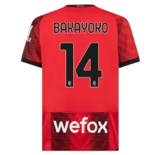 Maillot de Foot AC Milan Bakayoko 14 Tenue Domicile 2023/24