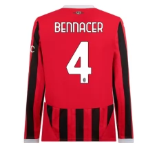 Maillot de Foot AC Milan Bennacer 4 Tenue Domicile 2024/25 Manche Longue Maillot de Foot AC Milan Bennacer 4 Tenue Domicile 2024/25 Manche Longue