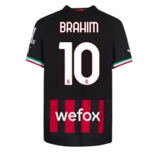Maillot de Foot AC Milan Brahim 10 Tenue Domicile 2022/23