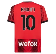 Maillot de Foot AC Milan Brahim 10 Tenue Domicile 2023/24