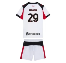 Maillot de Foot AC Milan Fofana 29 Enfant Tenue Extérieur 2025/26