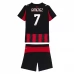Maillot de Foot AC Milan Gimenez 7 Enfant Tenue Domicile 2025/26 Maillot de Foot AC Milan Gimenez 7 Enfant Tenue Domicile 2025/26