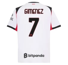 Maillot de Foot AC Milan Gimenez 7 Tenue Extérieur 2025/26