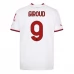 Maillot de Foot AC Milan Giroud 9 Tenue Extérieur 2022/23