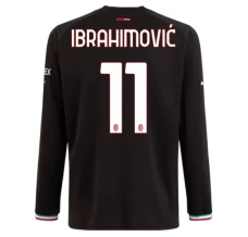 Maillot de Foot AC Milan Ibrahimović 11 Tenue Domicile 2022/23 Manche Longue