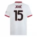 Maillot de Foot AC Milan Jović 15 Tenue Extérieur 2024/25