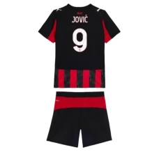 Maillot de Foot AC Milan Jović 9 Enfant Tenue Domicile 2025/26