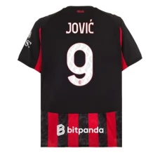 Maillot de Foot AC Milan Jović 9 Tenue Domicile 2025/26