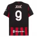 Maillot de Foot AC Milan Jović 9 Tenue Domicile 2025/26