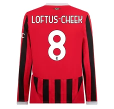 Maillot de Foot AC Milan Loftus-Cheek 8 Tenue Domicile 2024/25 Manche Longue