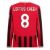 Maillot de Foot AC Milan Loftus-Cheek 8 Tenue Domicile 2024/25 Manche Longue